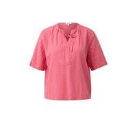 Blouse fluide en viscose mélangée avec fronces et imprimé intégral col rond coupe ample femme s.Oliver Rose 42