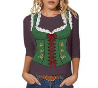 Blouse Grande Taille Originale Manche Bleu Tunique Roulé Travail Supérieure Tete 1973 Electrique Bohème Brassiere Creme Brut Évasé Loup Geometrique Acheter Volante AI