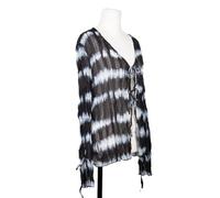 Blouse imprimÃ©e Ã nouer femme 24 Colours Noir 38
