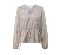 Blouse imprimÃ© en mousseline avec taille marquÃ©e femme COMMA Beige 42