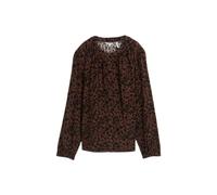 Blouse imprimÃ© lÃ©opard femme Tom Tailor Marron 42