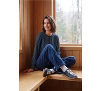 Blouse imprimé à manches longues et col rond