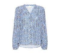 Blouse imprimÃ© femme Ichi Marrakech 5 Bleu M