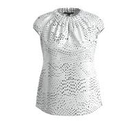Blouse imprimé intégral en satin femme COMMA Blanc 46