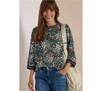 Blouse imprimée à manches 3/4