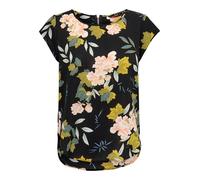 Blouse imprimée à manches courtes pour femmes ONLY Col Rond Haut Chemisier ONLVI