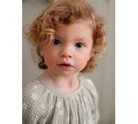 Blouse imprimée bébé vert de gris 6M(67CM)