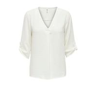 JDY Femme Jdy Divya 3/4 Top Wvn Noos T shirt, Cloud Dancer, 44 EU