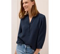 Blouse longue en couleur unie