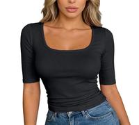 Blouse Manche Chauve Souris Lin Marinière Tendance Vierge Chaud Dos Cintré Amour suis Tartan Carreau Fetes Année Trou Américaine Personnalise Petite Rouges Dechire