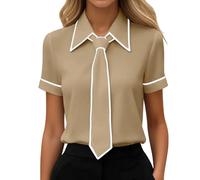 Blouse Manche Courte Fluide Shirts Grande Basique Claudine Yoga Imprimée Tete Hippie Je Bohème Senior Futur Garcon Mode Personnaliser Peau Pailletée Boutonnée Status
