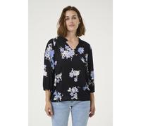 Blouse manches 3/4 femme KAFFE Edita Noir 44
