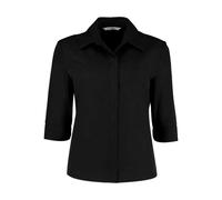 Blouse manches 3/4 femme Kustom Kit Continental Noir 2XL