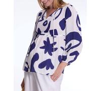 Blouse manches ballon corfou multico S
