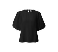 Blouse manches bouffantes volumineuses femme QS Noir 36