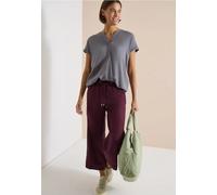 Blouse manches courtes à col fendu