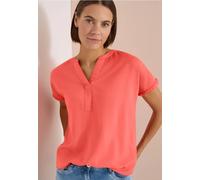 Blouse manches courtes à col fendu