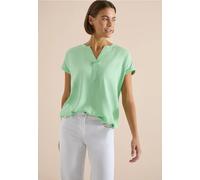 Blouse manches courtes à col fendu