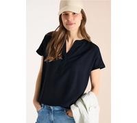Blouse manches courtes à col fendu