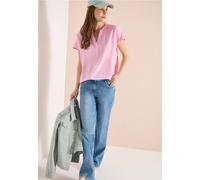 Blouse manches courtes à col fendu