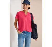 Blouse manches courtes à col fendu