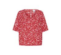 Blouse manches courtes femme Ichi Ihmarrakech Aop Ss16 Rouge XL