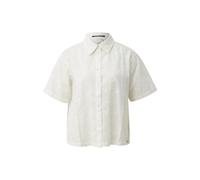 Blouse manches courtes femme QS Loose Fit Blanc 40