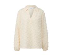 Blouse manches longues en jacquard Ã relief 3D femme COMMA Beige 46