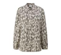 Blouse manches longues en viscose satinée à motif imprimé intégral femme COMMA Beige 40