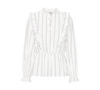 Blouse manches longues femme Ichi Ollie Blanc 42