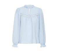 Blouse manches longues femme Ichi Sassy Bleu 36