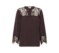 Blouse manches longues femme KAFFE April Lace Rouge 36
