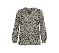 Blouse manches longues femme KAFFE Curve Mirta Tilly Noir 48