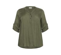 Blouse manches longues femme KAFFE Curve Sida Vert 48