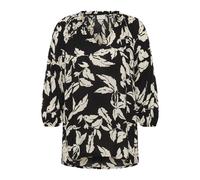 Blouse manches longues femme KAFFE Curve Trine Noir 42