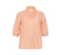 Blouse manches longues femme KAFFE Curve Vitana Orange 44
