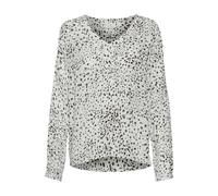 Kaffe, Femme, Blouses et Chemises, Blanc, Taille: 48 FR Chemisier à manches longues à pois aquarelle
