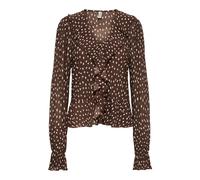 Blouse manches longues femme Only Kafie Marron M