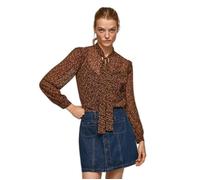 Blouse manches longues femme Pepe Jeans Luli Pirnt - brick - M L