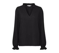 Blouse manches longues femme Pulz Jeans Zebba Noir S
