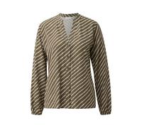 Blouse manches longues imprimÃ©e Ã col montant femme COMMA Vert 40