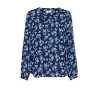 Blouse manches longues imprimé femme KAFFE Amber Bleu 46