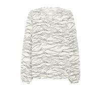 Blouse manches longues imprimÃ© femme KAFFE Karita Blanc 38
