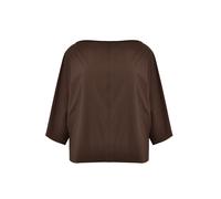 Blouse manches longues structurÃ©e femme Mat Fashion Marron S/M