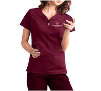 Blouse Medicale Femme Blanche Pharmacie Infirmiere Aide Soignante Menage Blanc Chic Chimie Coton Vêtements Médicals De Travail Tenue Professionnelle Infirmier Tunique Grande Taille Médicale