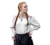 Blouse médiévale Morgan Blanche XS