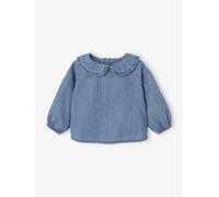 Blouse naissance en denim stone 1M(54CM)