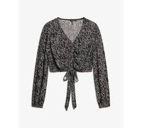 Blouse nouÃ© sur le devant femme Superdry Vintage Noir L