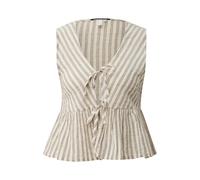 Blouse noué femme QS Regular Fit Marron 38
