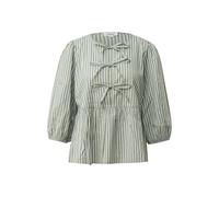Blouse rayÃ©e Ã manches 3/4 avec fronces femme s.Oliver Vert 48